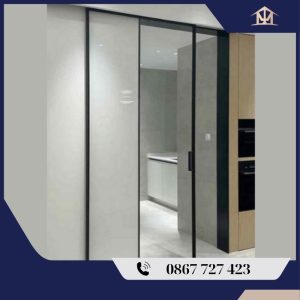 Cửa lùa 1 cánh nhôm xingfa