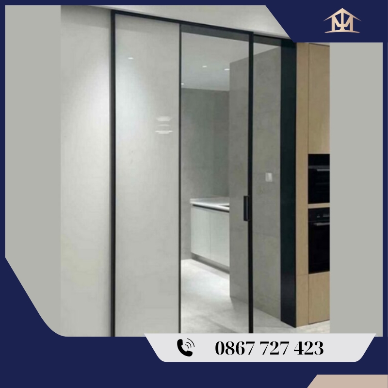 Cửa lùa 1 cánh nhôm xingfa