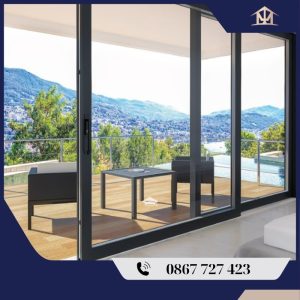 Cửa lùa nhôm xingfa 2 cánh hệ 93