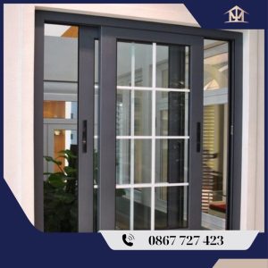 Cửa sổ lùa 2 cánh nhôm xingfa