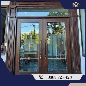 Cửa nhôm kính Xingfa 2 cánh NX03